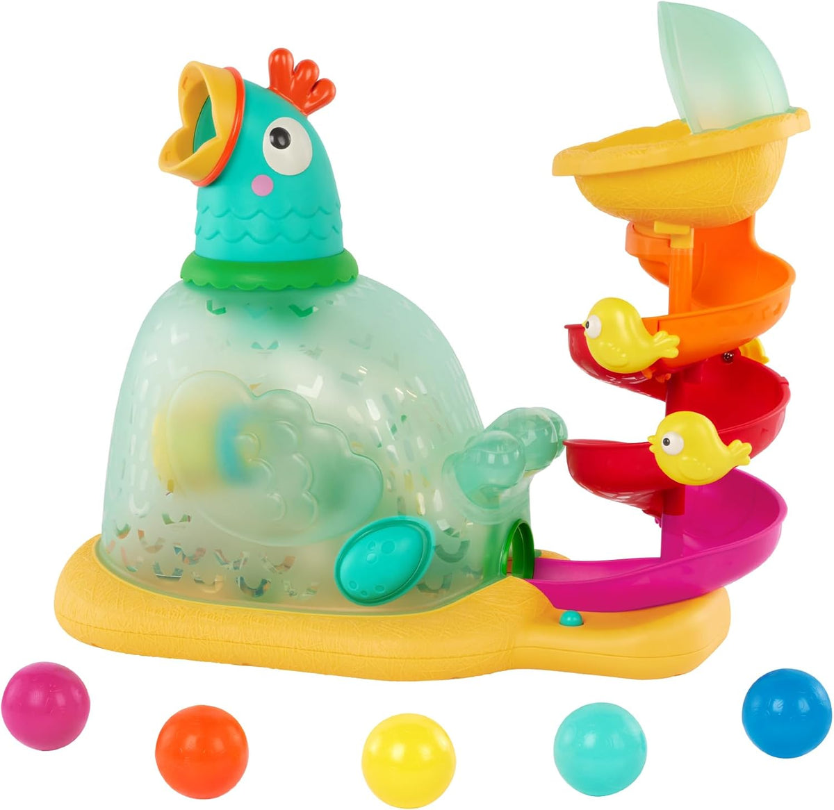 "🎵 Musical Chicken Ball Shooter! Pop-A-Doodle-Doo Fun for Kids! 🐔✨"