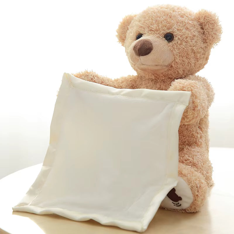 Peek-A-Boo Teddy Bear 🧸 | An adorable and lively plush toy for babies and newborns