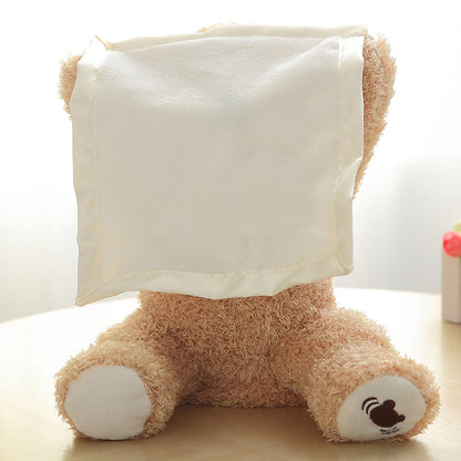 Osito de peluche Peek-A-Boo 🧸 | Peluche animado y adorable para bebés y recién nacidos