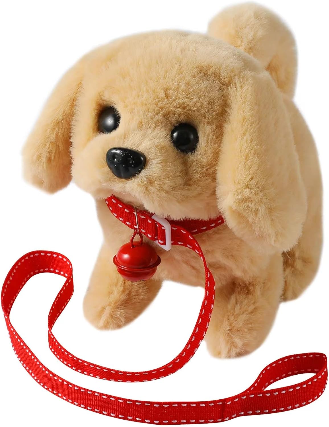 🐶✨ Peluche de cachorro Golden Retriever: perro electrónico interactivo que habla y se mueve 🐾💛