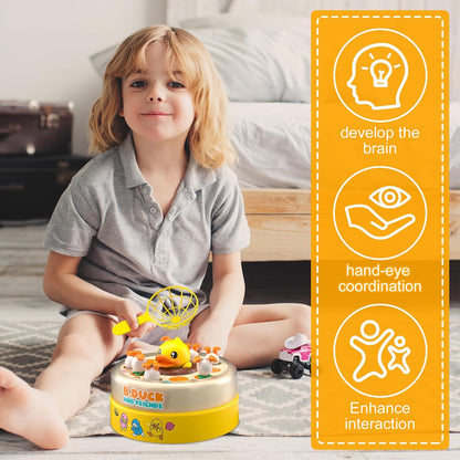 Juego de mesa B.Duck Bounce & Catch 🎯 | Divertido juego familiar para niños de 3 a 8 años | Idea de regalo para cumpleaños y fiestas