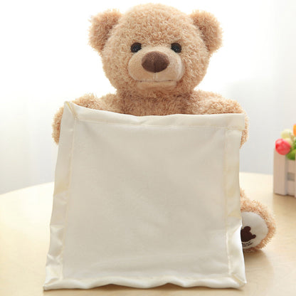 Osito de peluche Peek-A-Boo 🧸 | Peluche animado y adorable para bebés y recién nacidos