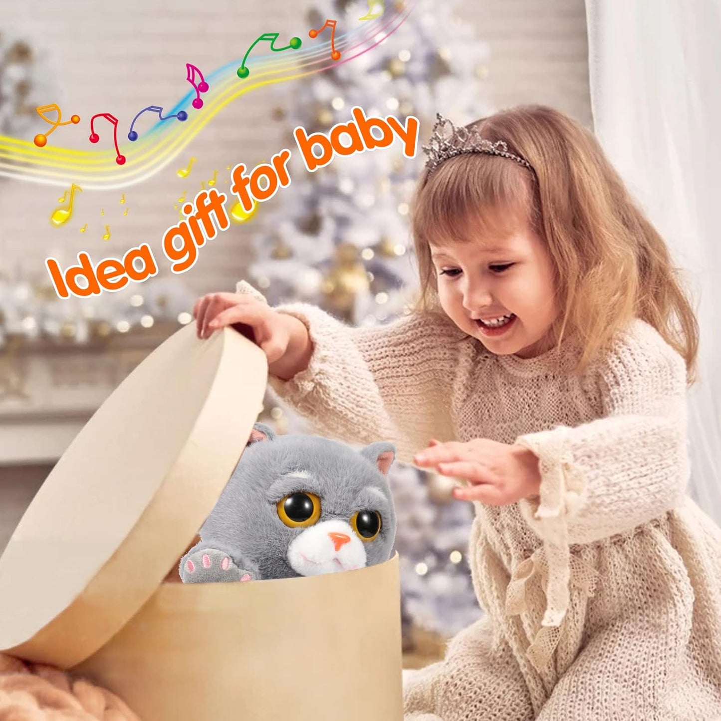 Chat en peluche qui danse et parle 🐱 | Jouet interactif de chaton chantant pour enfants