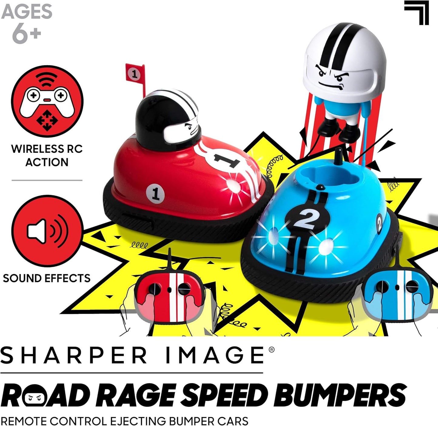 🔥 ¡Máxima diversión en batallas de coches RC! Coches de choque Road Rage con un diseño más impactante 🚗💥 Acción cara a cara para 2 jugadores: ¡Choca, gira y gana! 🏁 Regalo perfecto para niños 🎮